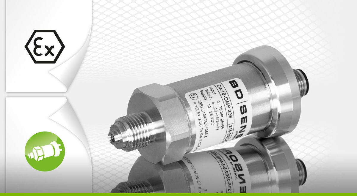 DMP 336 pressure transmitter for hydrogen H2 and technical gases