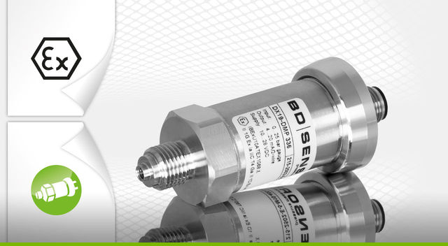 druktransmitter DMP 336 voor waterstof en technische gassen