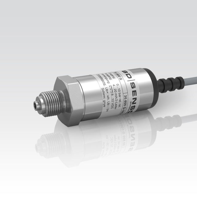 OEM-Druckmessumformer Low Cost mit ISO 4400-Stecker und G 1/4" Anschluss