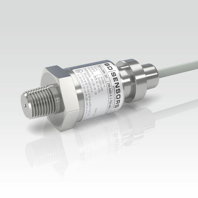 Elektronischer Druckschalter / Drucktransmitter (Quasi frontbündiger  Drucksensor)