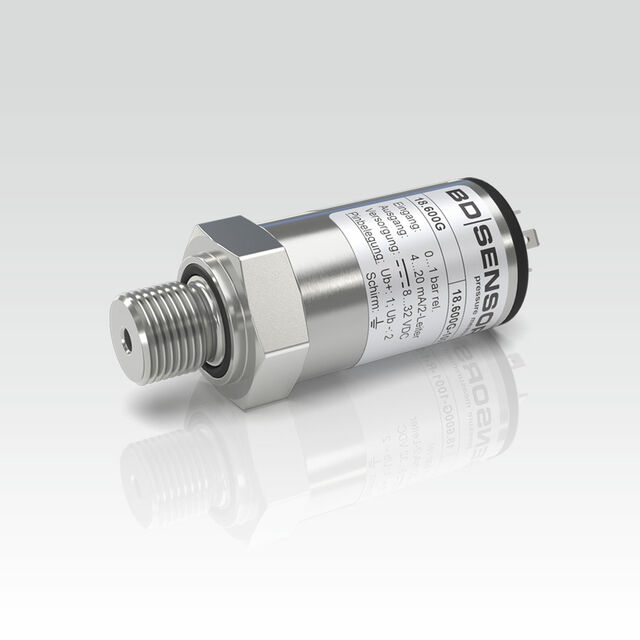 OEM Druckmessumformer 18.600G OEM-Druckmessumformer für die Pneumatik; Stecker ISO 4400; G 1/4" Anschluss