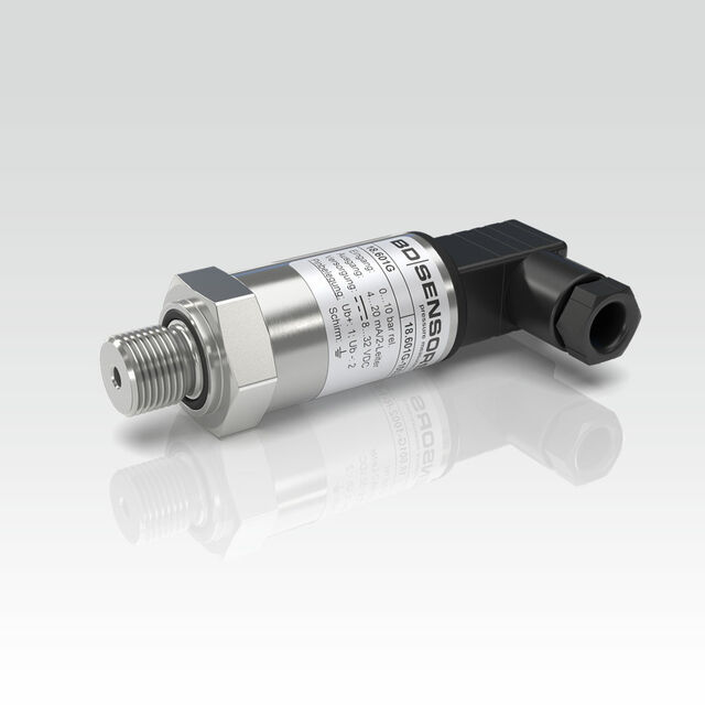 OEM pressure transmitter 18.601 with male plug M12x1