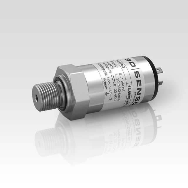 OEM-Druckmessumformer für die Pneumatik; Stecker ISO 4400; G 1/4" Anschluss