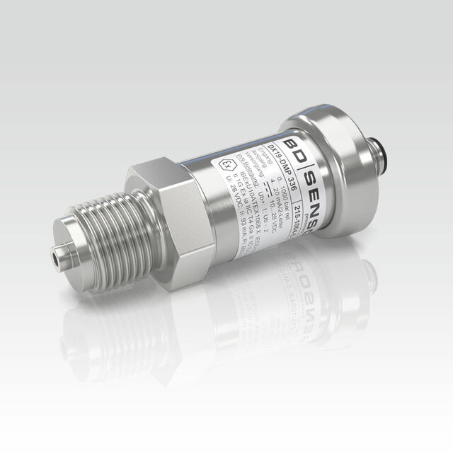 Druckmessumformer (Drucksensor) DMP 336 für Wasserstoff H2 / technische Gase