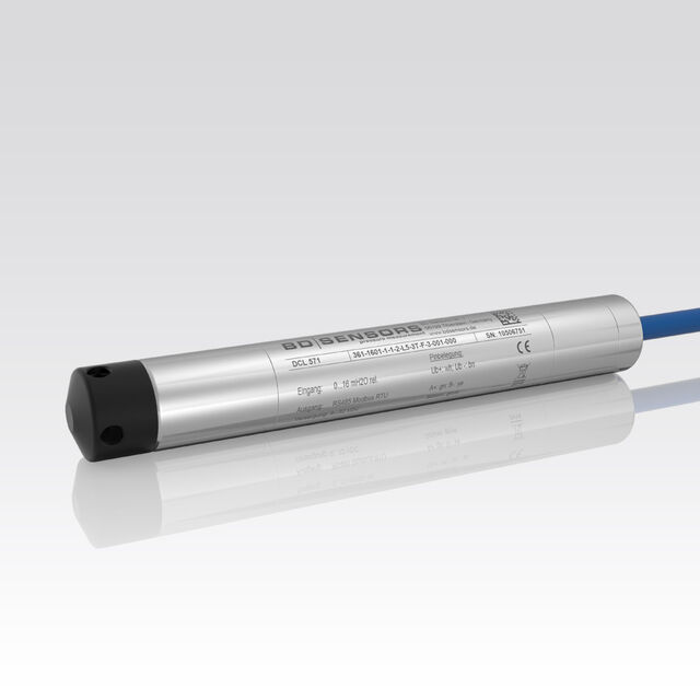Tauchsonde DCL 571 mit Modbus RTU Füllstandssonde DCL571