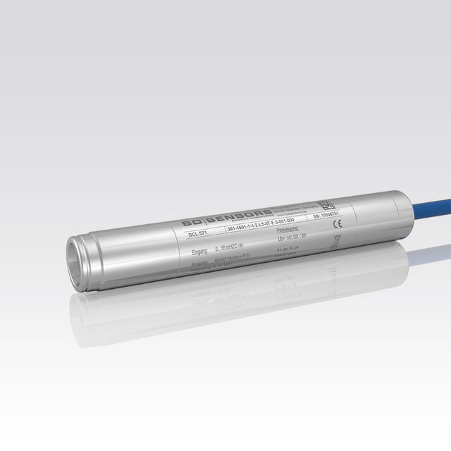 Tauchsonde DCL 571 mit Modbus RTU Füllstandssonde DCL571