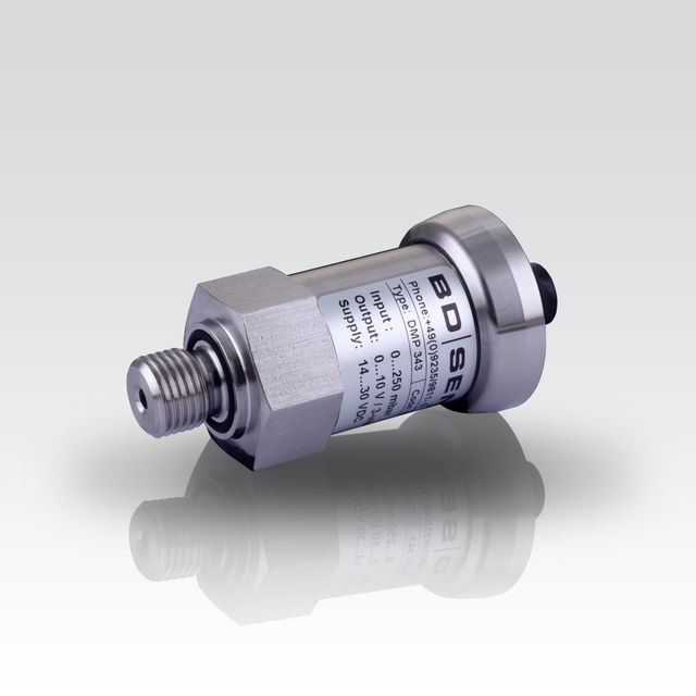 Druckmessumformer DMP 343 Druckmessumformer für Niedrigstdruck mit ISO 4400-Stecker und G 1/4" Anschluss