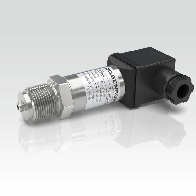OEM pressure transmitter 18.601 with ISO 4400 male and female plug