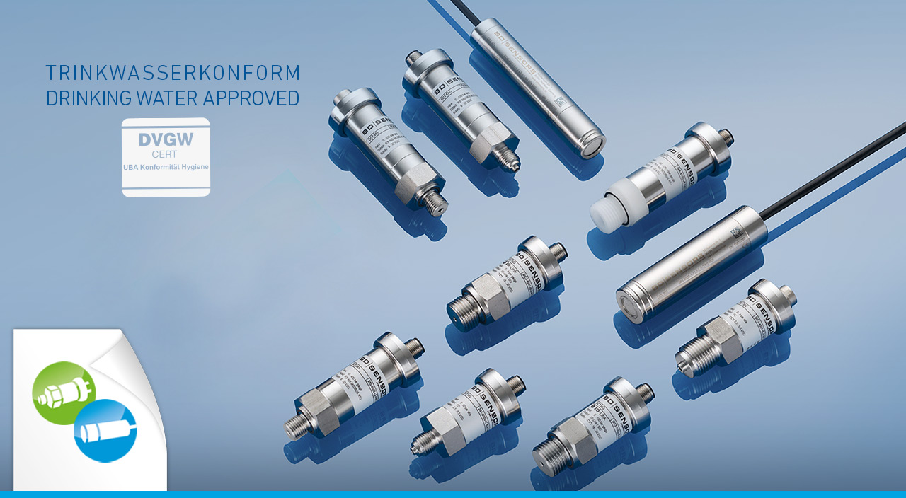 Trinkwasserkonforme Drucktransmitter und Füllstandssonden